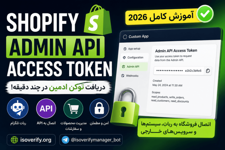 آموزش دریافت توکن ادمین Shopify و تست با Python